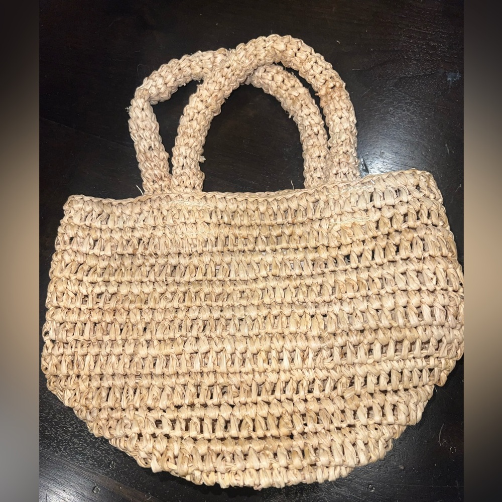 Jenni Kayne Mini Raffia Tote
